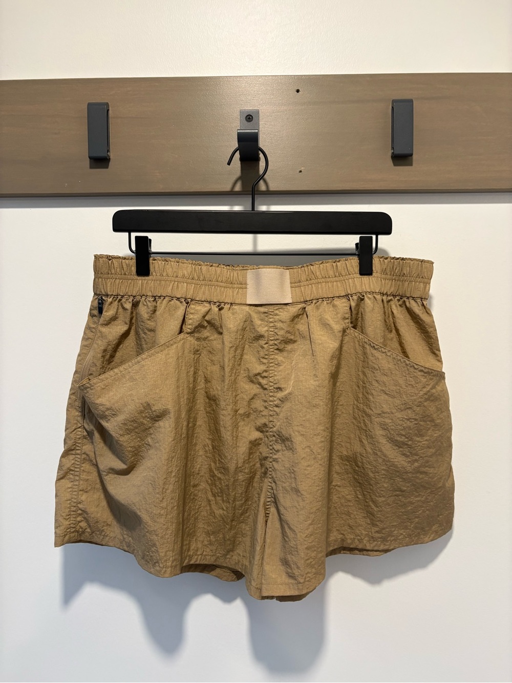 prAna Crossback Shorts Women’s XL Khaki Hiking Activewear